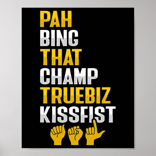 Asl Hand Gesture Deaf Hearing Loss Awareness 8  ポスター (正面)