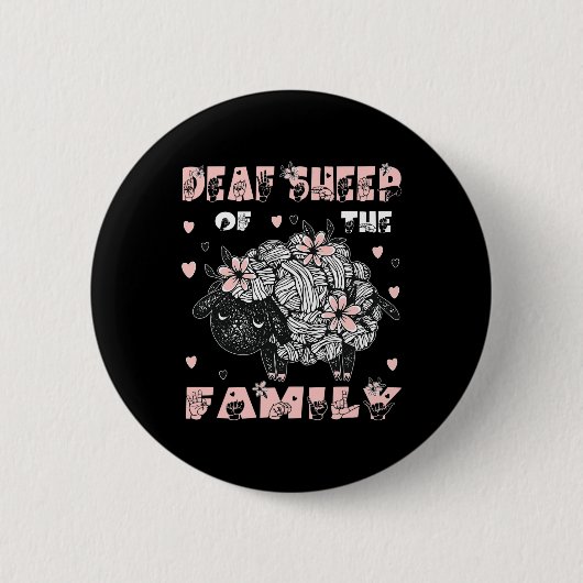 Asl Hand Gesture Hand Sign Language Hearing Loss A 缶バッジ (正面)