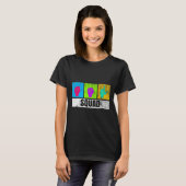 Asl Hand Sign Language For Deaf Pride And Deaf Awa Tシャツ (正面フル)