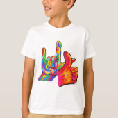ASL I愛あなたおよびそれは完全によいです Tシャツ (正面)