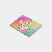 ASL I LOVE YOUハート ポストイット (アングル)