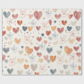 ASL "I love you"ラッピング紙、手話 ラッピングペーパー (フラット)