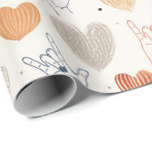 ASL "I love you"ラッピング紙、手話 ラッピングペーパー (ロールコーナー)