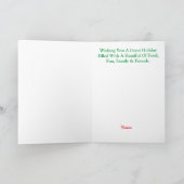 ASL I Love You Christmas Card カード (内部)