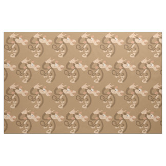 ASL I Love You Monkey パターン（の模様が）ある Fabric ファブリック