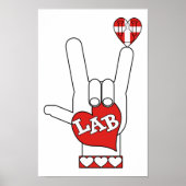 ASL I Love YOU SIGN LAB (LABORATORY) ポスター (正面)