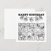 ASL ILY オブセッション - お誕生日おめでとう! セーブザデート (正面/裏面)