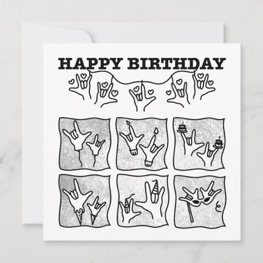ASL ILY オブセッション - お誕生日おめでとう! セーブザデート (正面)