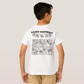 ASL ILY オブセッション - お誕生日おめでとう! Tシャツ (裏面フル)