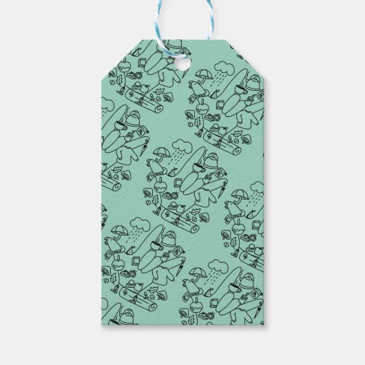 ASL ILY サンキュー - オータム ヴァイブス ギフトタグ (正面)