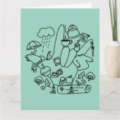 ASL ILY Thanks – Autumn Vibes  カード (正面)