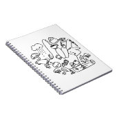 ASL ILY Thanks – Autumn Vibes  ノートブック (右側)