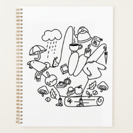 ASL ILY Thanks – Autumn Vibes  プランナー手帳