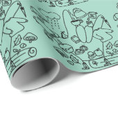 ASL ILY Thanks – Autumn Vibes  ラッピングペーパー (ロールコーナー)