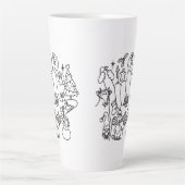 ASL ILY – Winter Vibes カフェラテマグ (正面)