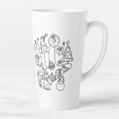 ASL ILY – Winter Vibes カフェラテマグ (右)