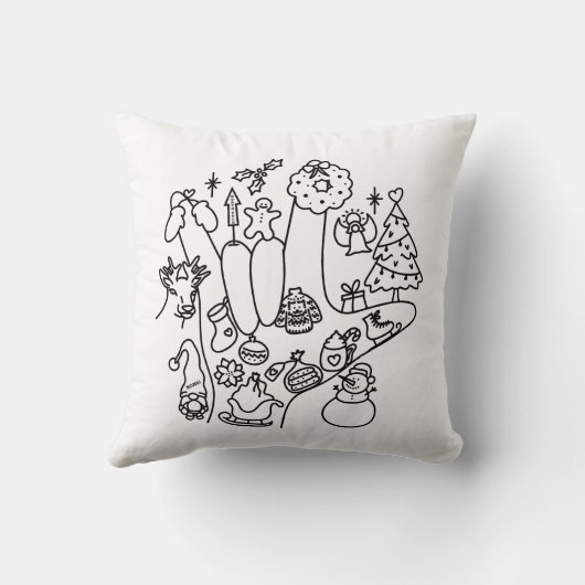 ASL ILY – Winter Vibes  クッション (裏面)