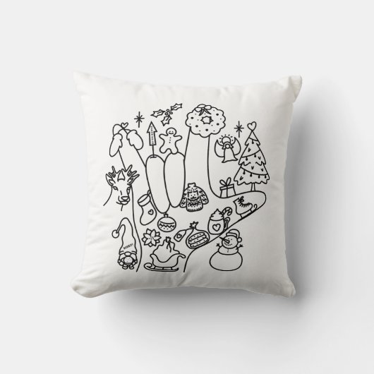 ASL ILY – Winter Vibes  クッション (正面)