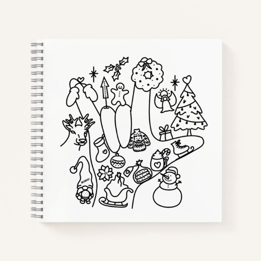 ASL ILY – Winter Vibes ノートブック (正面)