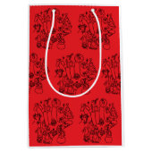 ASL ILY – Winter Vibes  ミディアムペーパーバッグ (正面)