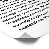 Asl instructor ポスター (角)