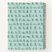 ASL Jade //アメリカ手話アルファベット ノートブック (裏面)