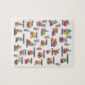 ASL Learning – Alphabet & Numbers ジグソーパズル (横)