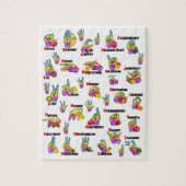 ASL Learning – Alphabet & Numbers ジグソーパズル (縦)