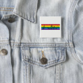 ASL LGBTQの虹Pin 缶バッジ (インサイチュ)