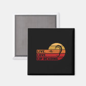 Asl Live Love 読唇 手話 聴覚障害者 啓発 マグネット (正面/裏面)