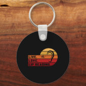 ASL Live Love Lip's Sign 読 Language Looer Aware キーホルダー (正面)