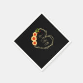 asl-love-sign-デザイン スタンダードカクテルナプキン (角)