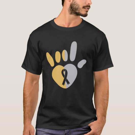 ASL Love Sign American Sign Language Looer Awarene Tシャツ (正面)