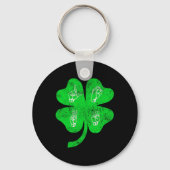 ASL Love Sign Language St Patrick's Day Fairy Awar キーホルダー (裏面)