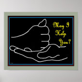 ASL May I Help You? ポスター (正面)