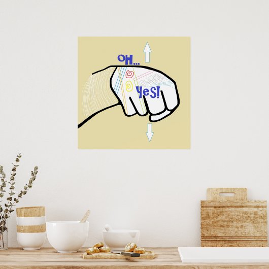 ASL OhYES ポスター (キッチン)