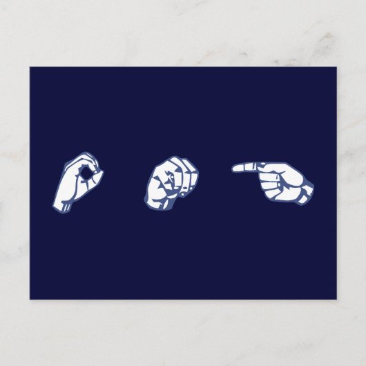 ASL OMG ポストカード (正面)