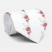 ASL SIGN I LOVE博士-ハート-医学の十字 ネクタイ (ロール)