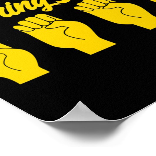 Asl Sign Language Bring Me Beer Deaf 1  ポスター (角)