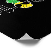 Asl Sign Language Clothes Beach Deaf Signing Aware ポスター (角)