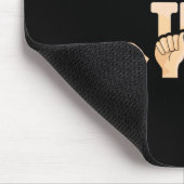 ASL Talk to the Hands American Sign Language マウスパッド (コーナー)