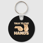 ASL Talk to the Hands American Sign Language 2 キーホルダー (裏面)