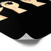 Asl Valentines Day Cute Sign Language Looer Awaren ポスター (角)