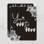 ASL "You Are The"フ最高のラットサンキューカード サンキューカード (正面/裏面)