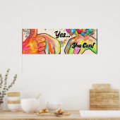 ASLYes、あなたはポスターできる ポスター (キッチン)