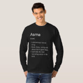 Asma名定義ディクシおもしろいョナル Tシャツ (正面フル)