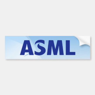 ASMLのバンパーステッカー バンパーステッカー