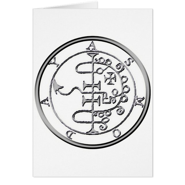 Asmoday Asmodeusのシール (正面)