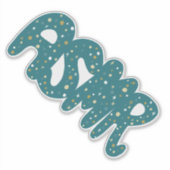 ASMRティール(緑がかった色)ティングルズハンドレット シール (正面)