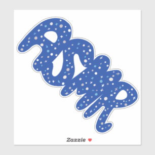 ASMRブルーティングルズハンドレット シール